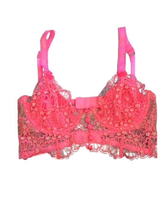 For Love And Lemons Other - For Love and Lemons Daisy Longline Neon Pink Bra XS NWOT